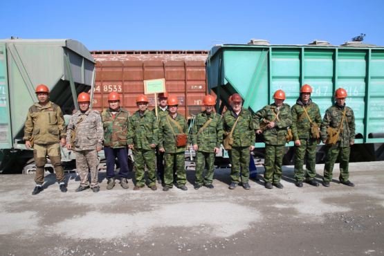 На территории ГП «НК «Кыргыз темир жолу» проведены тактические учения