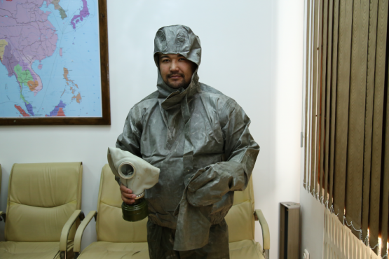 В ГП «НК «Кыргыз темир жолу» создана специальная группа химической и противобактериологической защиты