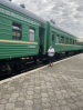 «Бишкек - Балыкчы - Бишкек» поездинин биринчи каттамындагы пресс-тур