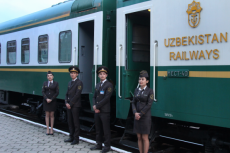С марта месяца курсирует пассажирский поезд сообщением «Ташкент-Рыбачье-Ташкент»