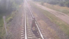 Будьте осторожны на железной дороге!  