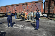 Филиал по обеспечению погрузочно-разгрузочных работ прошел командно-штабные учения